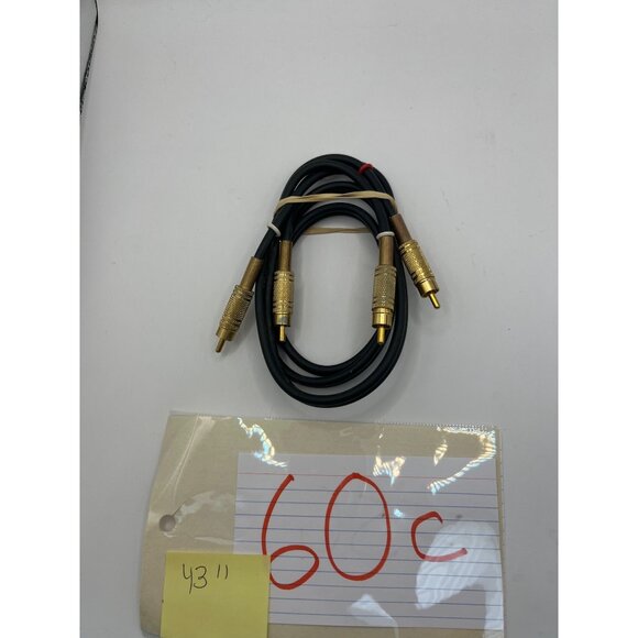 Gold-Plated RCA Audio/Video Cable 43" 60c - Picture 4 of 4